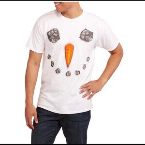 Christmas Vintage Graphic Snowman Tee Dec. 25 Size Medium